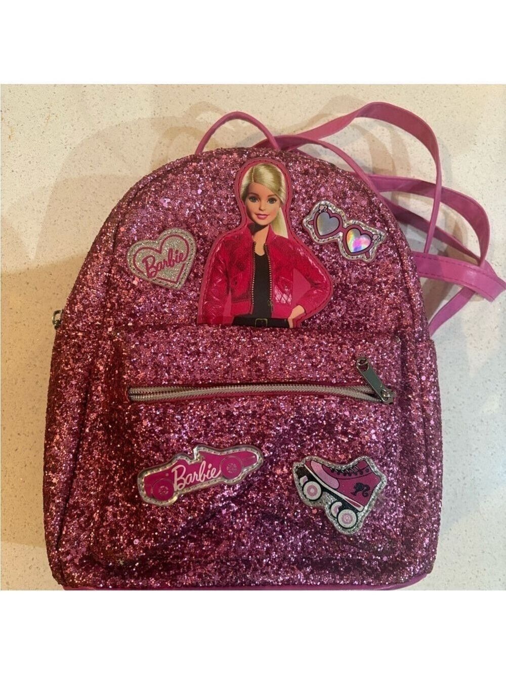 Barbie Glittery Pink mini Backpack - Picture 2 of 7
